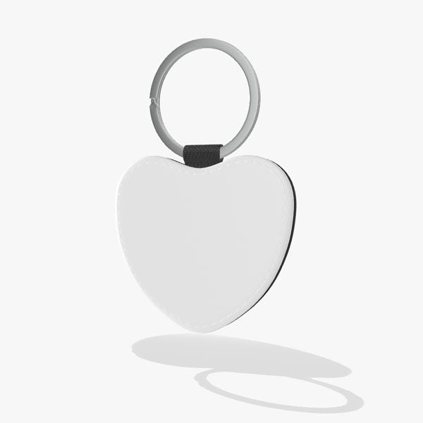 Heart Leatherette Keyring