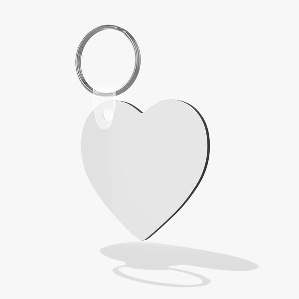 Heart Keyring MDF